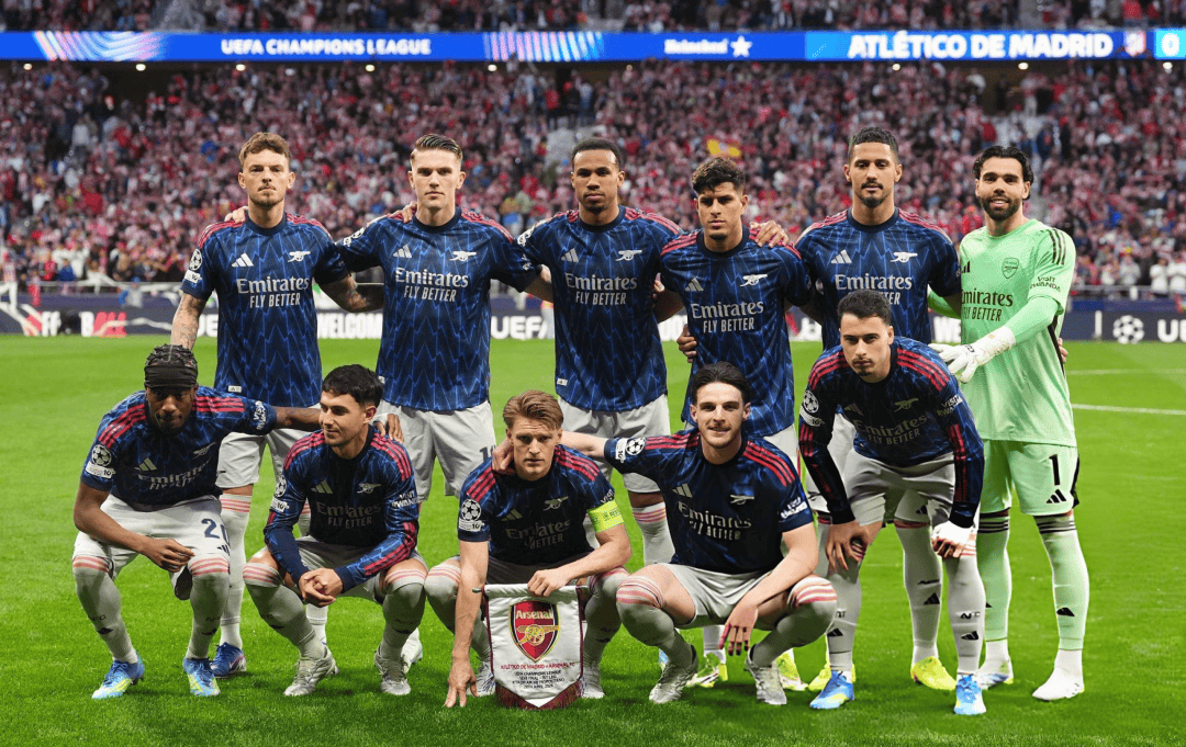 阿森纳客场1比1战平马竞，次回合分胜负！